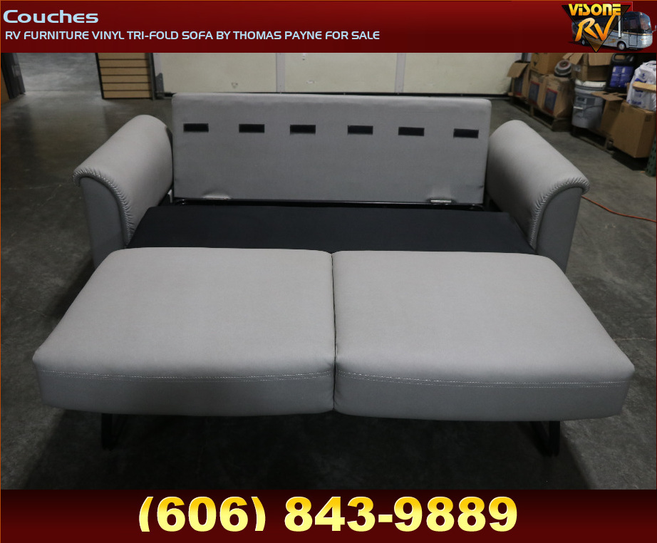 RV Furniture RV FURNITURE VINYL TRIFOLD SOFA BY THOMAS PAYNE FOR SALE
