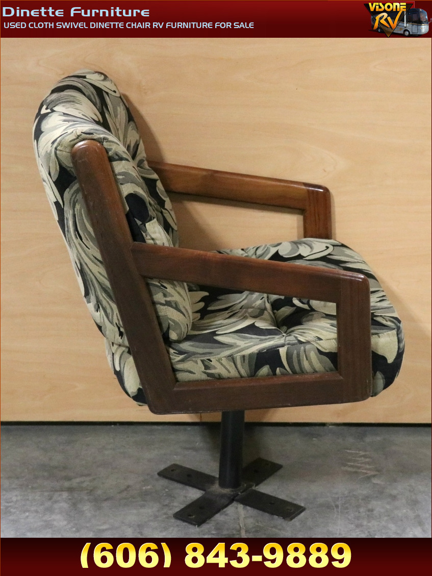 RV Furniture USED CLOTH SWIVEL CHAIR RV FURNITURE FOR SALE