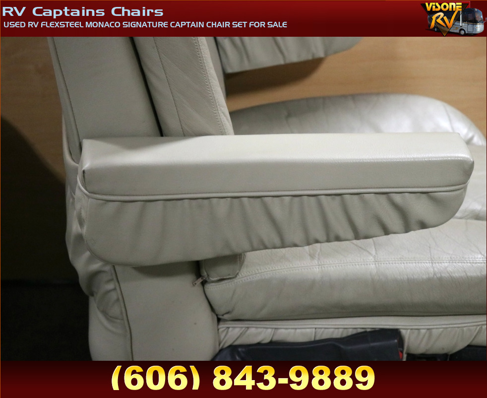 RV Furniture USED RV FLEXSTEEL MONACO SIGNATURE CAPTAIN CHAIR SET FOR