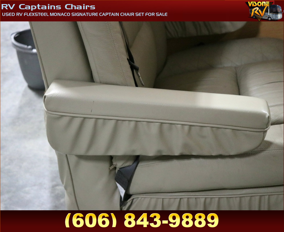 RV Furniture USED RV FLEXSTEEL MONACO SIGNATURE CAPTAIN CHAIR SET FOR
