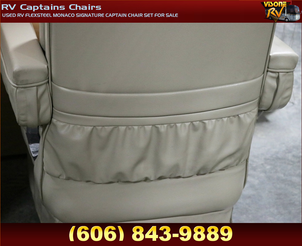 RV Furniture USED RV FLEXSTEEL MONACO SIGNATURE CAPTAIN CHAIR SET FOR