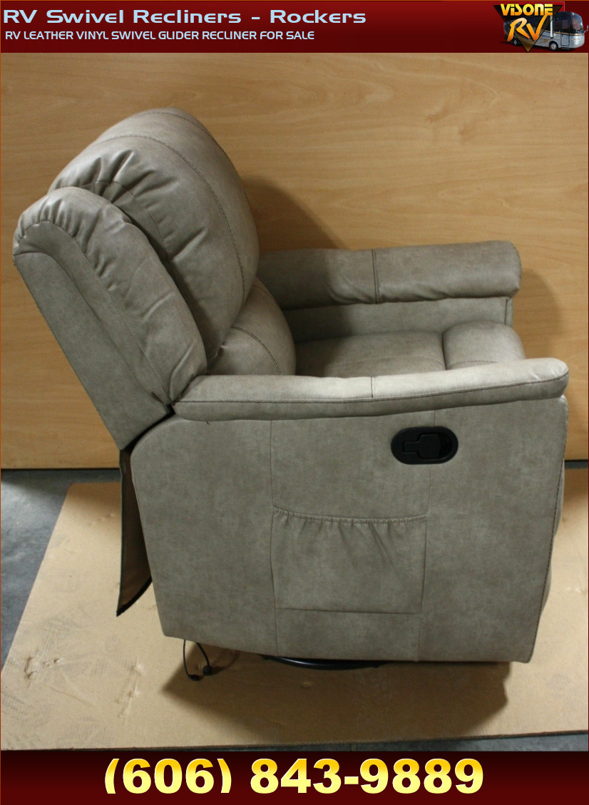 RV Furniture RV LEATHER VINYL SWIVEL GLIDER RECLINER FOR SALE RV Swivel