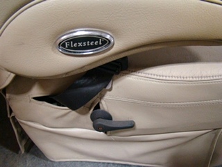 USED RV/MOTORHOME FURNITURE TAN FLEEXSTEEL CAPTAINS CHAIRS