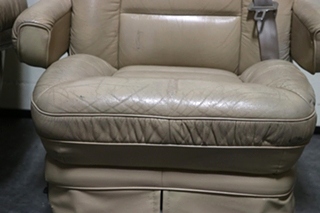 USED LEATHER MONACO CAPTAIN CHAIR SET RV/MOTORHOME FURNITURE FOR SALE