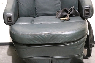 USED GREEN FLEXSTEEL CAPTAIN CHAIR SET RV FURNITURE FOR SALE