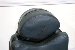 USED GREEN FLEXSTEEL CAPTAIN CHAIR SET RV FURNITURE FOR SALE