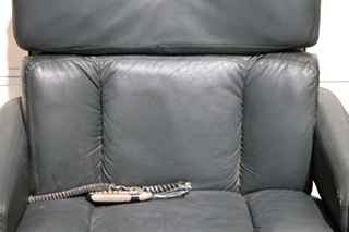 USED GREEN FLEXSTEEL CAPTAIN CHAIR SET RV FURNITURE FOR SALE