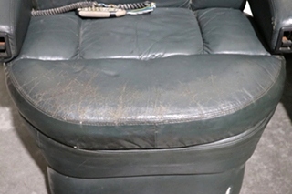 USED GREEN FLEXSTEEL CAPTAIN CHAIR SET RV FURNITURE FOR SALE