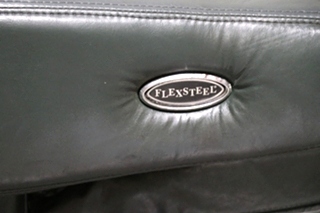 USED GREEN FLEXSTEEL CAPTAIN CHAIR SET RV FURNITURE FOR SALE