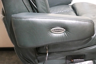 USED GREEN FLEXSTEEL CAPTAIN CHAIR SET RV FURNITURE FOR SALE