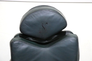 USED GREEN FLEXSTEEL CAPTAIN CHAIR SET RV FURNITURE FOR SALE