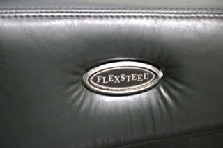USED GREEN FLEXSTEEL CAPTAIN CHAIR SET RV FURNITURE FOR SALE