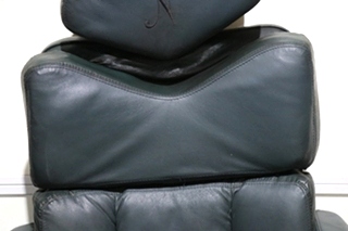 USED GREEN FLEXSTEEL CAPTAIN CHAIR SET RV FURNITURE FOR SALE