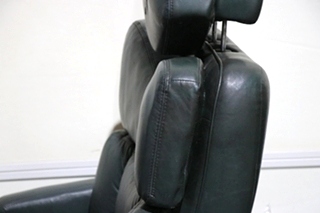 USED GREEN FLEXSTEEL CAPTAIN CHAIR SET RV FURNITURE FOR SALE