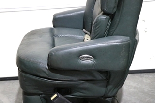 USED GREEN FLEXSTEEL CAPTAIN CHAIR SET RV FURNITURE FOR SALE