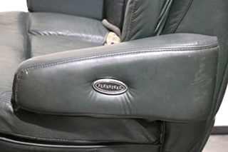 USED GREEN FLEXSTEEL CAPTAIN CHAIR SET RV FURNITURE FOR SALE
