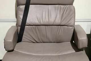 USED GRAY FLEXSTEEL CAPTAIN CHAIR SET MOTORHOME FURNITURE FOR SALE