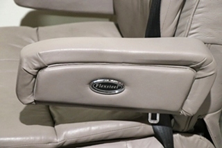 USED GRAY FLEXSTEEL CAPTAIN CHAIR SET MOTORHOME FURNITURE FOR SALE