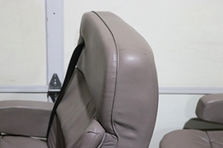 USED GRAY FLEXSTEEL CAPTAIN CHAIR SET MOTORHOME FURNITURE FOR SALE