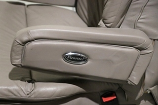 USED GRAY FLEXSTEEL CAPTAIN CHAIR SET MOTORHOME FURNITURE FOR SALE