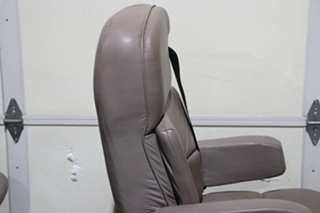 USED GRAY FLEXSTEEL CAPTAIN CHAIR SET MOTORHOME FURNITURE FOR SALE