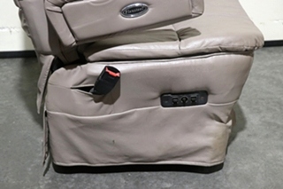 USED GRAY FLEXSTEEL CAPTAIN CHAIR SET MOTORHOME FURNITURE FOR SALE
