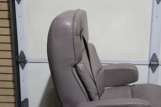 USED GRAY FLEXSTEEL CAPTAIN CHAIR SET MOTORHOME FURNITURE FOR SALE