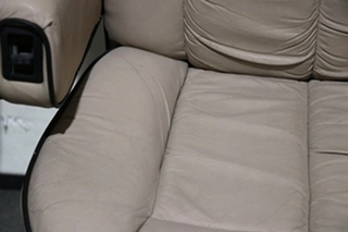 USED RV/MOTORHOME TAN WITH BLACK TRIM FLEXSTEEL CAPTAIN CHAIR SET FOR SALE