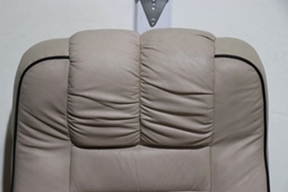 USED RV/MOTORHOME TAN WITH BLACK TRIM FLEXSTEEL CAPTAIN CHAIR SET FOR SALE