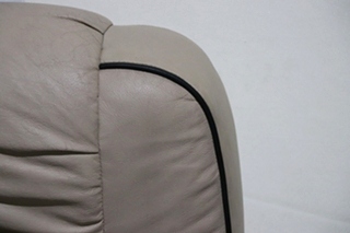 USED RV/MOTORHOME TAN WITH BLACK TRIM FLEXSTEEL CAPTAIN CHAIR SET FOR SALE