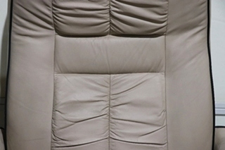 USED RV/MOTORHOME TAN WITH BLACK TRIM FLEXSTEEL CAPTAIN CHAIR SET FOR SALE