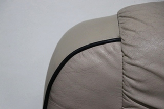 USED RV/MOTORHOME TAN WITH BLACK TRIM FLEXSTEEL CAPTAIN CHAIR SET FOR SALE