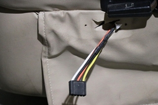 USED RV/MOTORHOME TAN WITH BLACK TRIM FLEXSTEEL CAPTAIN CHAIR SET FOR SALE