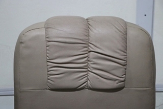USED RV/MOTORHOME TAN WITH BLACK TRIM FLEXSTEEL CAPTAIN CHAIR SET FOR SALE