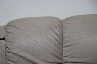 USED RV/MOTORHOME TAN WITH BLACK TRIM FLEXSTEEL CAPTAIN CHAIR SET FOR SALE