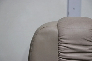 USED RV/MOTORHOME TAN WITH BLACK TRIM FLEXSTEEL CAPTAIN CHAIR SET FOR SALE