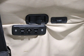 USED RV/MOTORHOME TAN WITH BLACK TRIM FLEXSTEEL CAPTAIN CHAIR SET FOR SALE