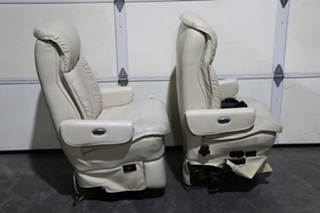 USED MOTORHOME FLEXSTEEL CAPTAIN CHAIR SET FOR SALE