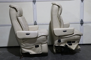 USED MOTORHOME FLEXSTEEL CAPTAIN CHAIR SET FOR SALE