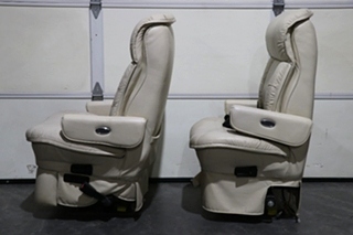 USED MOTORHOME FLEXSTEEL CAPTAIN CHAIR SET FOR SALE