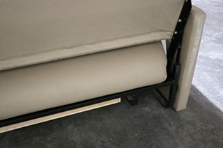 USED BROWN J LOUNGE SLEEPER SOFA MOTORHOME FURNITURE FOR SALE