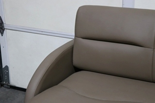 USED BROWN J LOUNGE SLEEPER SOFA MOTORHOME FURNITURE FOR SALE