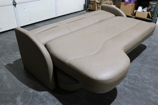 USED BROWN J LOUNGE SLEEPER SOFA MOTORHOME FURNITURE FOR SALE