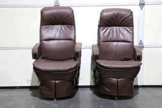 USED RV/MOTORHOME FLEXSTEEL CAPTAIN CHAIR SET FOR SALE