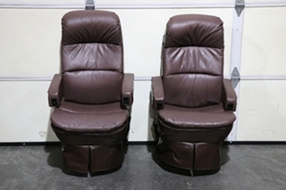 USED RV/MOTORHOME FLEXSTEEL CAPTAIN CHAIR SET FOR SALE