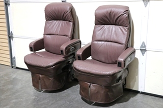 USED RV/MOTORHOME FLEXSTEEL CAPTAIN CHAIR SET FOR SALE