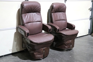 USED RV/MOTORHOME FLEXSTEEL CAPTAIN CHAIR SET FOR SALE