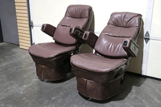 USED RV/MOTORHOME FLEXSTEEL CAPTAIN CHAIR SET FOR SALE