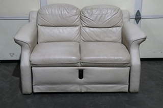 USED RV/MOTORHOME LOVESEAT WITH STORAGE FOR SALE
