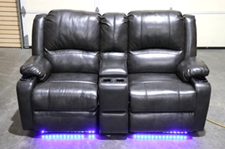 USED MOTORHOME THOMAS PAYNE ELECTRIC THEATER STYLE SOFA FOR SALE